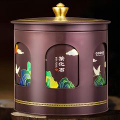 云南古树普洱茶熟茶碎银子茶化石750g礼盒装75
